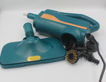 ScandiSteam dampmoppe med tilbehør og børster til effektiv rengøring af gulve og overflader